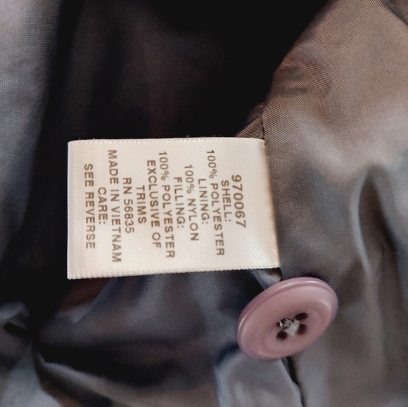 Cabela’s Women's Diamond Quilted Faux Suede Button Up Vest Slate Gray Size Large - Picture 9 of 12